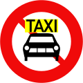 Cấm xe ôtô taxi