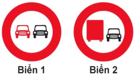 Biển nào cấm xe tải vượt?