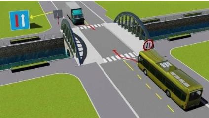 Xe nào phải nhường đường trong trường hợp này?