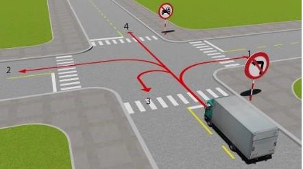 Những hướng nào ô tô tải được phép đi?
